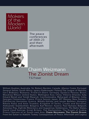 cover image of Chaim Weizmann